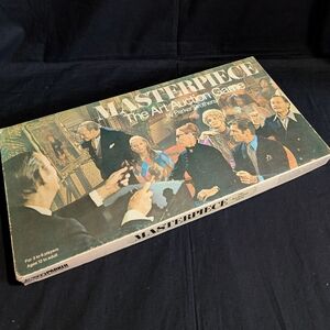 MASTERPIECE The Art Auction Board Game Complete Vintage 1970 Parker Brothers
